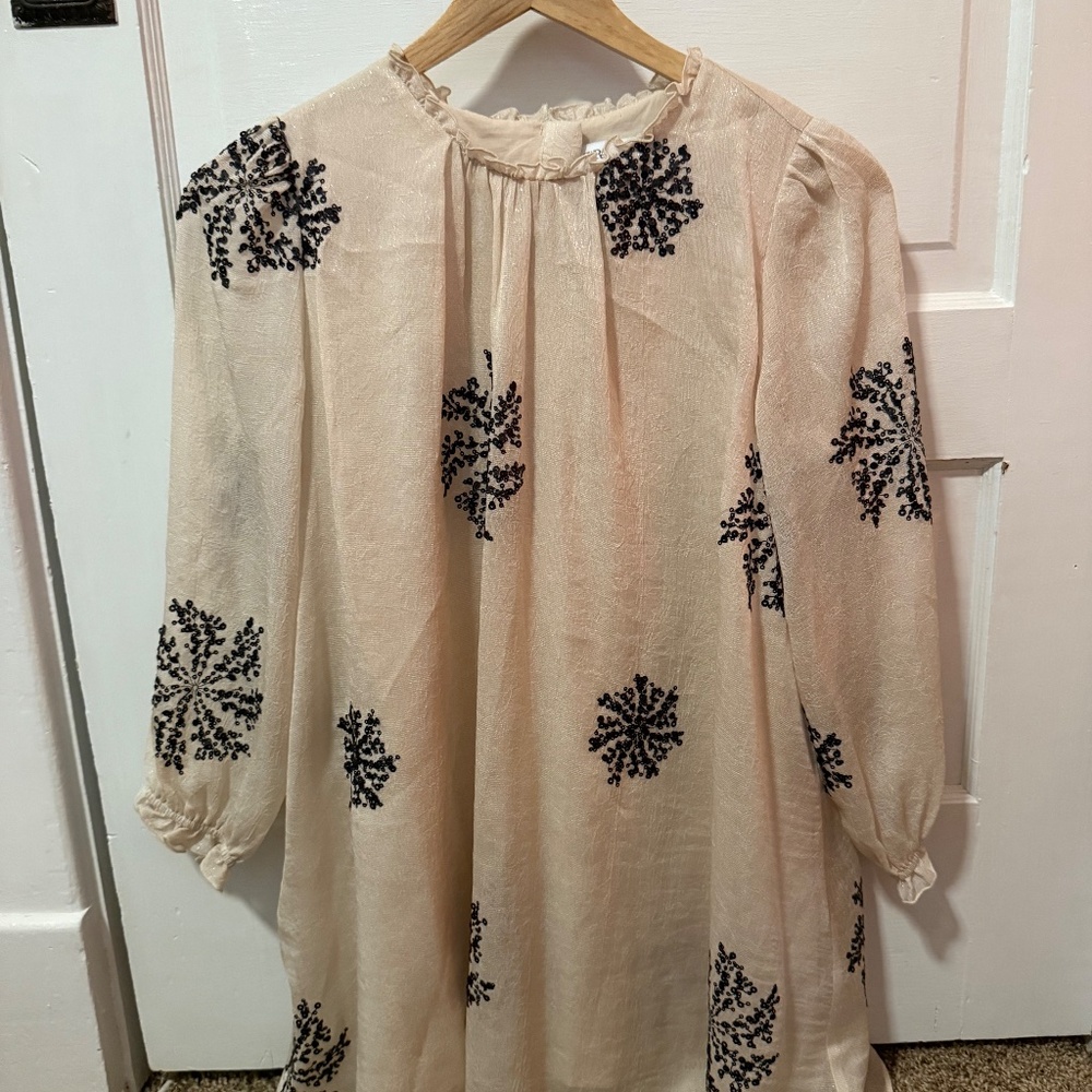Sequin Organza Dress